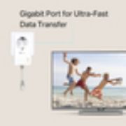 Image de TP-Link Adaptateur réseau CPL 1000 Mbit/s Ethernet/LAN Blanc 2 pièce(s) (TL-PA7017P KIT)
