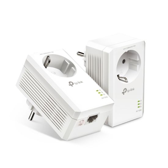 Image de TP-Link Adaptateur réseau CPL 1000 Mbit/s Ethernet/LAN Blanc 2 pièce(s) (TL-PA7017P KIT)