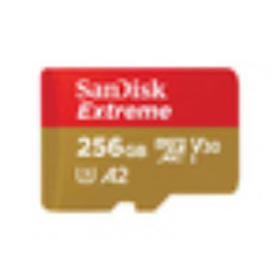 Image de SanDisk Extreme Mémoire flash - Or, Rouge (SDSQXAV-256G-GN6GN)