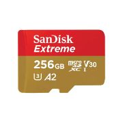 Image de SanDisk Extreme Mémoire flash - Or, Rouge (SDSQXAV-256G-GN6GN)