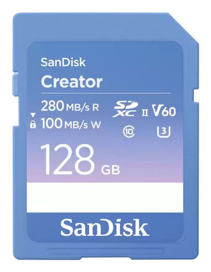 Image de Sandisk Creator Mémoire flash - Bleu (SDSDXEP-128G-GNCIS)