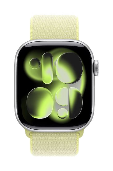 Image de Apple Boucle Sport jaune fluo 42 mm (MFFF4ZM/A)