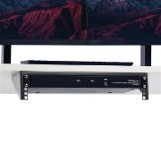 Image de StarTech.com Support Mural en Acier pour Rack 2U - Acier - 48 cm (RK219WALLV)