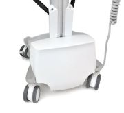 Image de Ergotron StyleView EMR Cart with LCD Pivot, SLA Powered Chariots et supports multimédias - Aluminium,Gris,Blanc (SV42-6301-2)