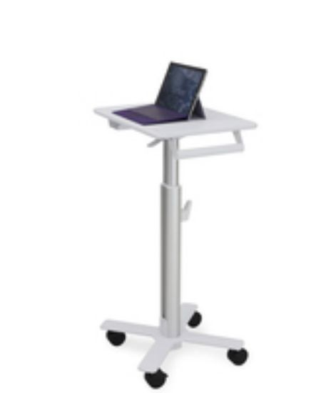Image de Ergotron StyleView S-Tablet Cart, SV10 Chariots et supports multimédias - Aluminium,Blanc (SV10-1800-0)