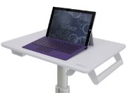 Image de Ergotron StyleView S-Tablet Cart, SV10 Chariots et supports multimédias - Aluminium,Blanc (SV10-1800-0)
