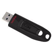 Image de SanDisk 124109 Clé USB - Noir (SDCZ48-128G-U46)