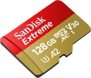 Image de SanDisk Extreme Mémoire flash - Or, Rouge (SDSQXAA-128G-GN6AA)