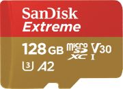 Image de SanDisk Extreme Mémoire flash - Or, Rouge (SDSQXAA-128G-GN6AA)