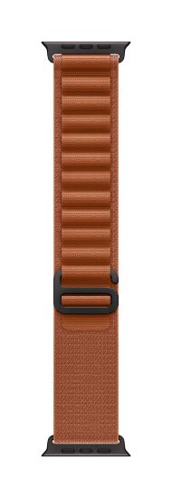 Image de Apple Boucle Alpine terracotta 49 mm - Large - Finition titane noir - Marron (MG9F4ZM/A)