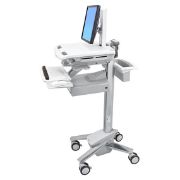 Image de Ergotron StyleView Chariots et supports multimédias - Aluminium,Gris,Blanc (SV43-1310-0)