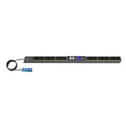 Image de Eaton Managed G4 Rack PDU, 22.5U, 3.7 kW, 16 A, 12xC13, 12xC39, 3 m cord Distribution d'énergie - Noir (EVMAF116A)