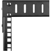 Image de StarTech.com Rack Réseau Mural 8U à 2 Montants, Rack Serveur 19" à Cadre Ouvert avec Profondeur Ajustable, Rack de Données Mural pour IT/AV/Panneau de Patch/ Equipement IT - ... (RK812WALLOA)