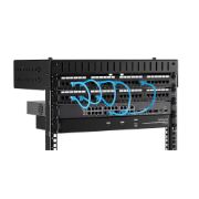 Image de StarTech.com Rack Réseau Mural 8U à 2 Montants, Rack Serveur 19" à Cadre Ouvert avec Profondeur Ajustable, Rack de Données Mural pour IT/AV/Panneau de Patch/ Equipement IT - ... (RK812WALLOA)