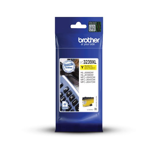 Image de Brother LC-3239XLY cartouche d'encre 1 pièce(s) Original Rendement élevé (XL) Jaune (LC3239XLY)