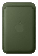 Image de Apple Porte-cartes en tissage fin pour iPhone avec MagSafe - Mousse - Vert (MGH74ZM/A)