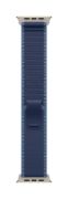 Image de Apple Boucle Trail bleu/bleu vif 49 mm - S/M - Finition titane naturel (MFT64ZM/A)