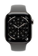 Image de Apple Bracelet Sport gris minéral 46 mm - M/L (MXLY3ZM/A)