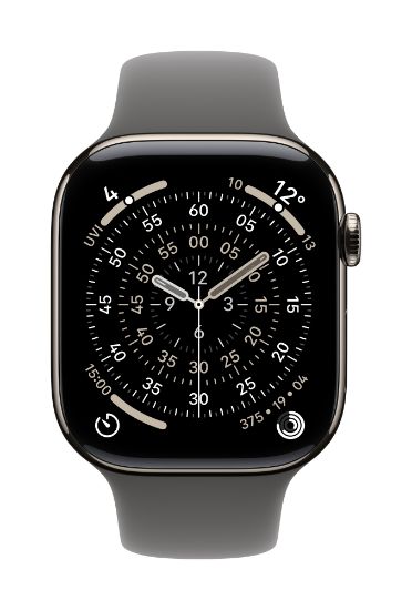 Image de Apple Bracelet Sport gris minéral 46 mm - M/L (MXLY3ZM/A)