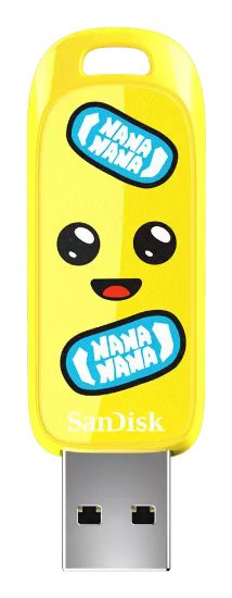 Image de SanDisk  Clé USB - Jaune (SDCZIF-256G-G46)