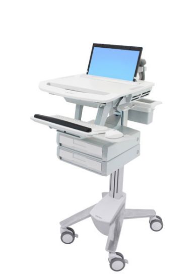 Image de Ergotron StyleView Chariots et supports multimédias - Aluminium,Gris,Blanc (SV43-1120-0)