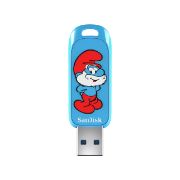 Image de SanDisk Smurfs Clé USB - Bleu (SDCZIS-128G-G46)