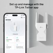 Image de TP-Link BE3600 Émetteur et récepteur réseau Blanc 2500 Mbit/s (RE235BE)