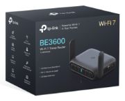 Image de TP-Link BE3600 Wi-Fi 7 routeur sans fil 2.5 Gigabit Ethernet Bi-bande (2,4 GHz / 5 GHz) Noir (TL-WR3602BE)