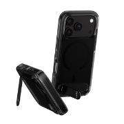 Image de PanzerGlass CARE™ by ® Kickstand Case Smokey w. Black MagSafe iPhone 2026 Pro | 17 Pro coque de protection pour téléphones portables Housse Transparent (CR23365)