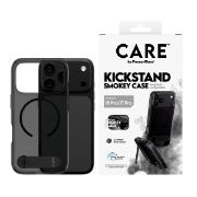 Image de PanzerGlass CARE™ by ® Kickstand Case Smokey w. Black MagSafe iPhone 2026 Pro | 17 Pro coque de protection pour téléphones portables Housse Transparent (CR23365)