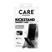 Image de PanzerGlass CARE™ by ® Kickstand Case Smokey w. Black MagSafe iPhone 2026 Pro | 17 Pro coque de protection pour téléphones portables Housse Transparent (CR23365)