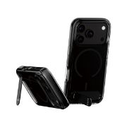 Image de PanzerGlass CARE™ by ® Kickstand Case Smokey w. Black MagSafe iPhone 2026 Pro | 17 Pro coque de protection pour téléphones portables Housse Transparent (CR23365)
