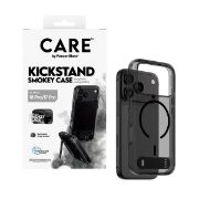 Image de PanzerGlass CARE™ by ® Kickstand Case Smokey w. Black MagSafe iPhone 2026 Pro | 17 Pro coque de protection pour téléphones portables Housse Transparent (CR23365)