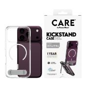 Image de PanzerGlass CARE™ by ® Kickstand Case Transparent w. White MagSafe iPhone 2026 Pro | 17 Pro coque de protection pour téléphones portables Housse (CR28303)