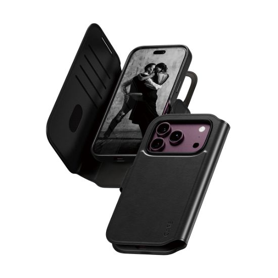Image de PanzerGlass CARE™ by ® Tango 2-in-1 Wallet Case Black w. MagSafe iPhone 2026 Pro | 17 Pro coque de protection pour téléphones portables Housse Transparent (CR60139)