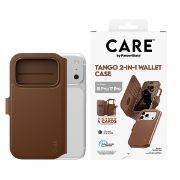 Image de PanzerGlass CARE™ by ® Tango 2-in-1 Wallet Case Brown w. MagSafe iPhone 2026 Pro | 17 Pro coque de protection pour téléphones portables Housse Transparent (CR47329)