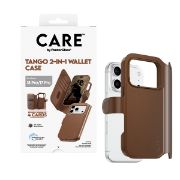Image de PanzerGlass CARE™ by ® Tango 2-in-1 Wallet Case Brown w. MagSafe iPhone 2026 Pro | 17 Pro coque de protection pour téléphones portables Housse Transparent (CR47329)