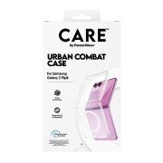 Image de PanzerGlass CARE™ by ® Urban Combat Case Transparent w. White Qi Samsung Galaxy Z Flip7 | Z Flip8 coque de protection pour téléphones portables Housse (CR53256)
