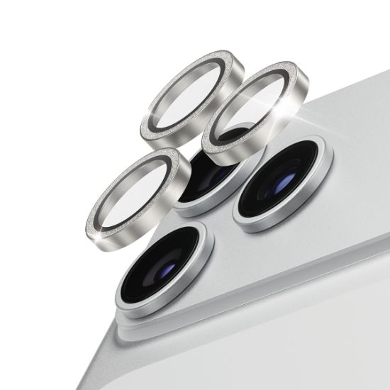 Image de PanzerGlass ® Hoops® Camera Lens Protector Glitter Silver iPhone 2026 Pro | 2026 Pro Max Protection d'écran transparent 1 pièce(s) (PG62110)