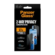 Image de PanzerGlass ® 2-Way Privacy Screen Protector iPhone 2026 Pro | Ultra-Wide Fit w. EasyAligner Protection d'écran transparent 1 pièce(s) (PG90861)