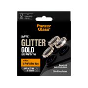 Image de PanzerGlass ® Hoops® Camera Lens Protector Glitter Gold iPhone 2026 Pro | 2026 Pro Max Protection d'écran transparent 1 pièce(s) (PG39272)