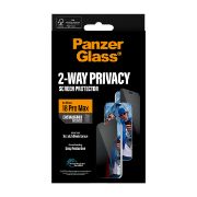 Image de PanzerGlass ® 2-Way Privacy Screen Protector iPhone 2026 Pro Max | Ultra-Wide Fit w. EasyAligner Protection d'écran transparent 1 pièce(s) (PG37957)