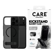 Image de PanzerGlass CARE™ by ® Kickstand Case Smokey w. Black MagSafe iPhone 2026 Pro Max | 17 Pro Max coque de protection pour téléphones portables Housse Transparent (CR82928)