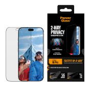 Image de PanzerGlass ® 2-Way Privacy Screen Protector iPhone 2026 Pro | Ultra-Wide Fit w. FASTFIT IN-A-BOX Protection d'écran transparent 1 pièce(s) (PG28448)