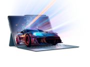 Image de Lenovo Yoga Tab Plus Snapdragon 256 Go 32,3 cm (12.7") 16 Go Wi-Fi 7 (802.11be) Android 14 Bleu (ZAEG0043BE)