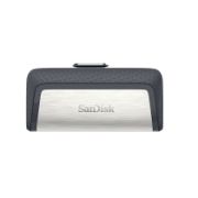 Image de SanDisk Drive USB Ganda Ultra Tipe-C 256 GB Clé USB - Gris, Argent (SDDDC2-256G-G46)