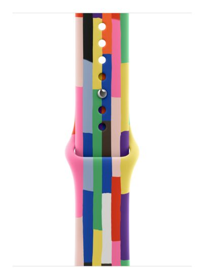 Image de Apple 46mm Pride Edition Sport Band - M/L (MDWG4ZM/A)