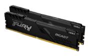 Image de Kingston Technology FURY Beast 64Go 3600MT/s DDR4 CL18 DIMM (Kit de 2) Black (KF436C18BBK2/64)