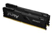 Image de Kingston Technology FURY Beast 64Go 3600MT/s DDR4 CL18 DIMM (Kit de 2) Black (KF436C18BBK2/64)
