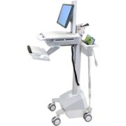 Image de Ergotron StyleView EMR, SLA Powered, EU Chariots et supports multimédias - Aluminium,Gris,Blanc (SV42-6101-2)